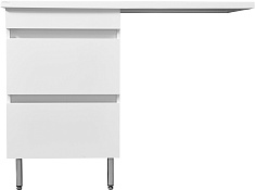 Stella Polare Тумба с раковиной Мадлен 105 L под стиральную машину белая